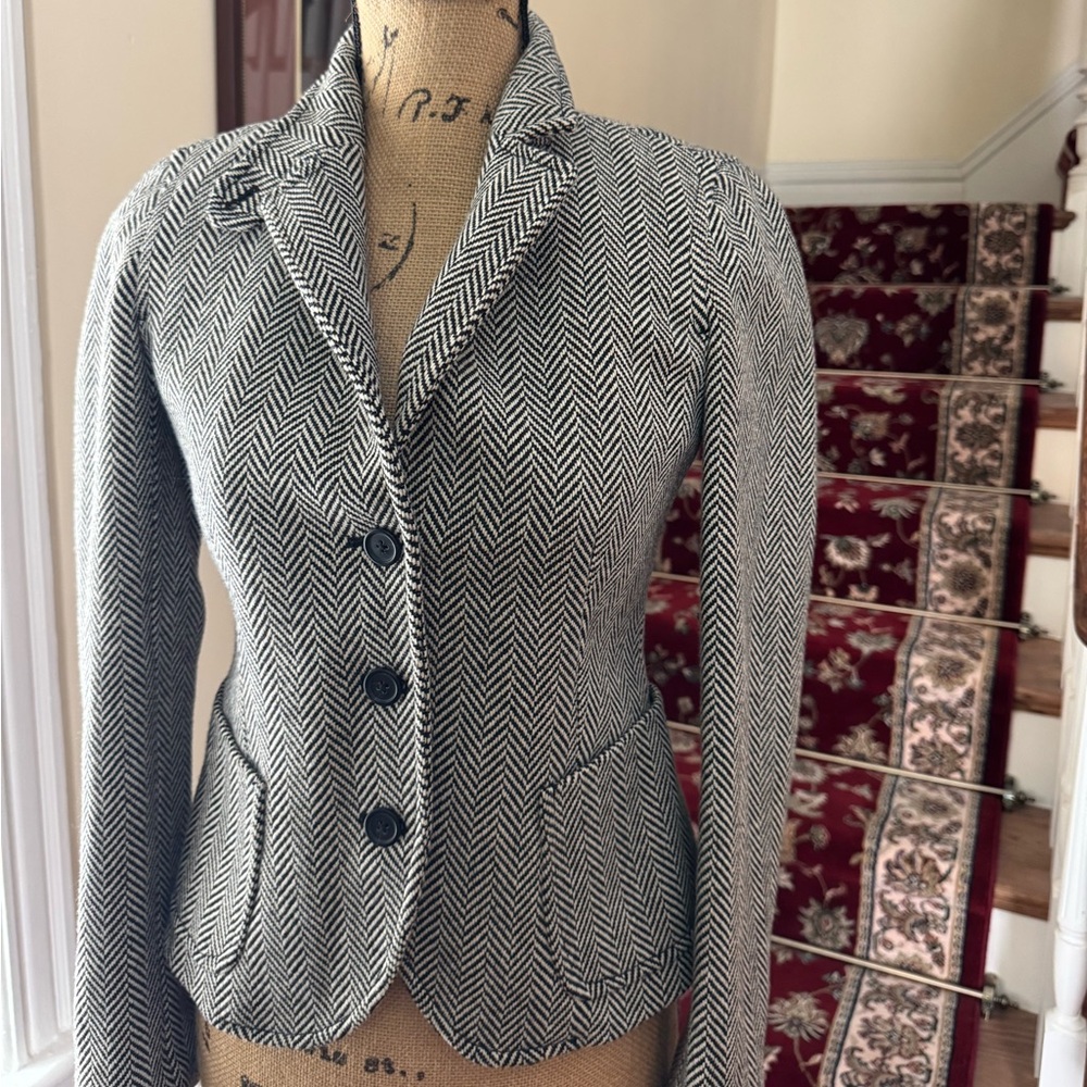 JCrew Herringbone Blazer